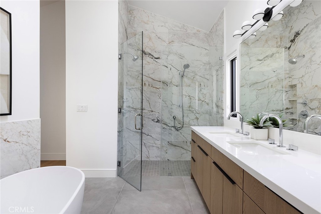 630 Loretta Drive Laguna Beach, CA 92651 - Photo 36 of 75 a bathroom with a sink a toilet and shower