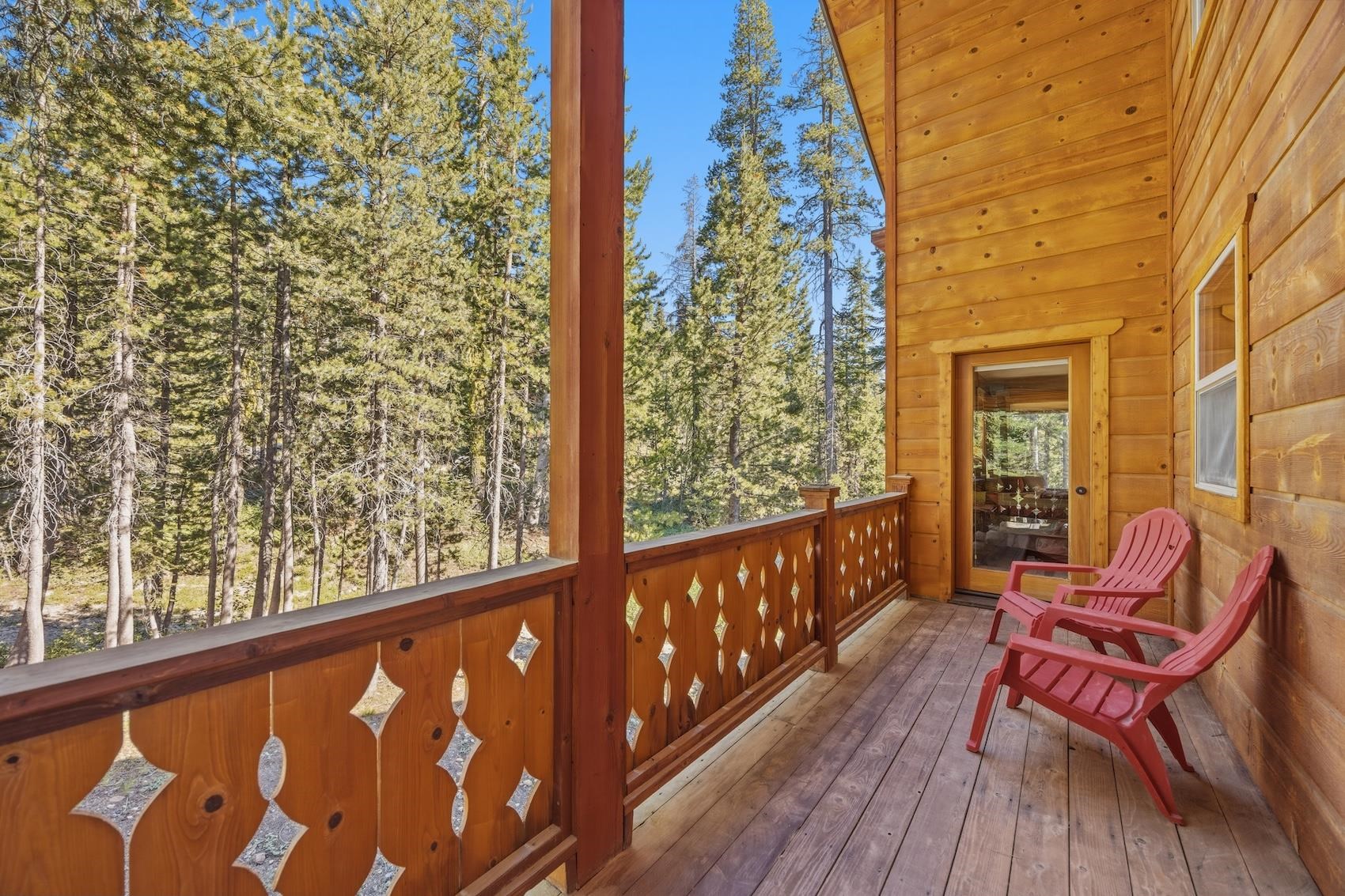 1100 Soda Springs Road Soda Springs, CA 95728 - Photo 10 of 28 Deck overlooks forest- conservancy land.