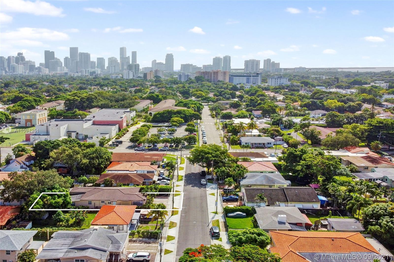 1431 Southwest 20th Street Miami, FL 33145 - Photo 4 of 32 an aerial view of a city with lots of residential buildings