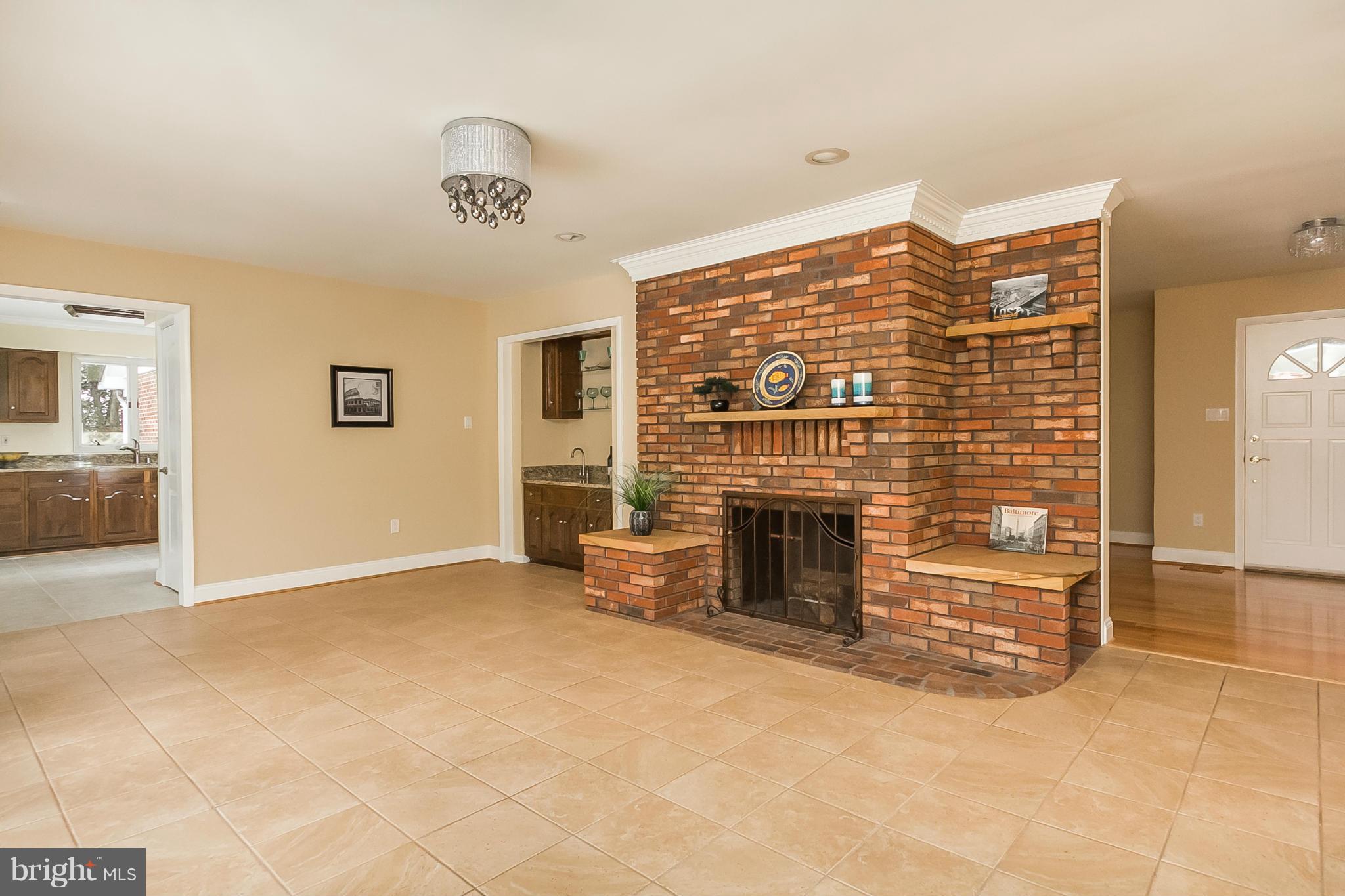 8045 Murphy Road Fulton, MD 20759 - Photo 14 of 30 Huge Family Room with Wood-Burning Fireplace