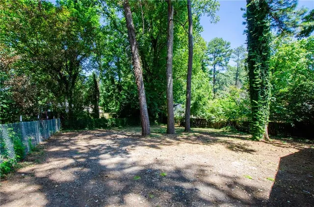 a view of outdoor space with trees