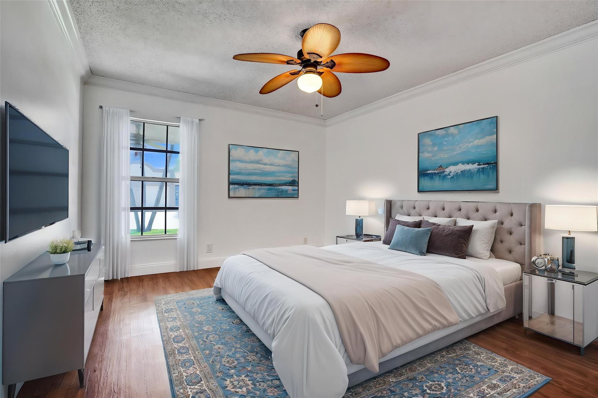 9215 Flynn Circle, Unit 6 Boca Raton, FL 33496 - Photo 22 of 34 Virtually staged guest bedroom