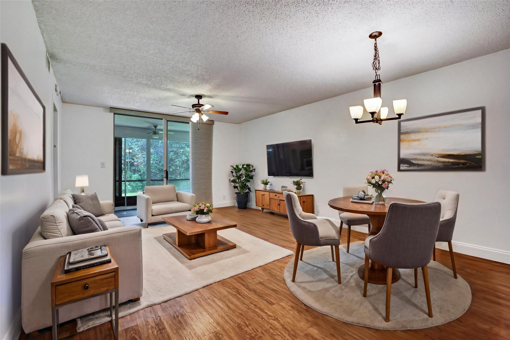 9215 Flynn Circle, Unit 6 Boca Raton, FL 33496 - Photo 10 of 34 Virtually staged Living room/Dining room