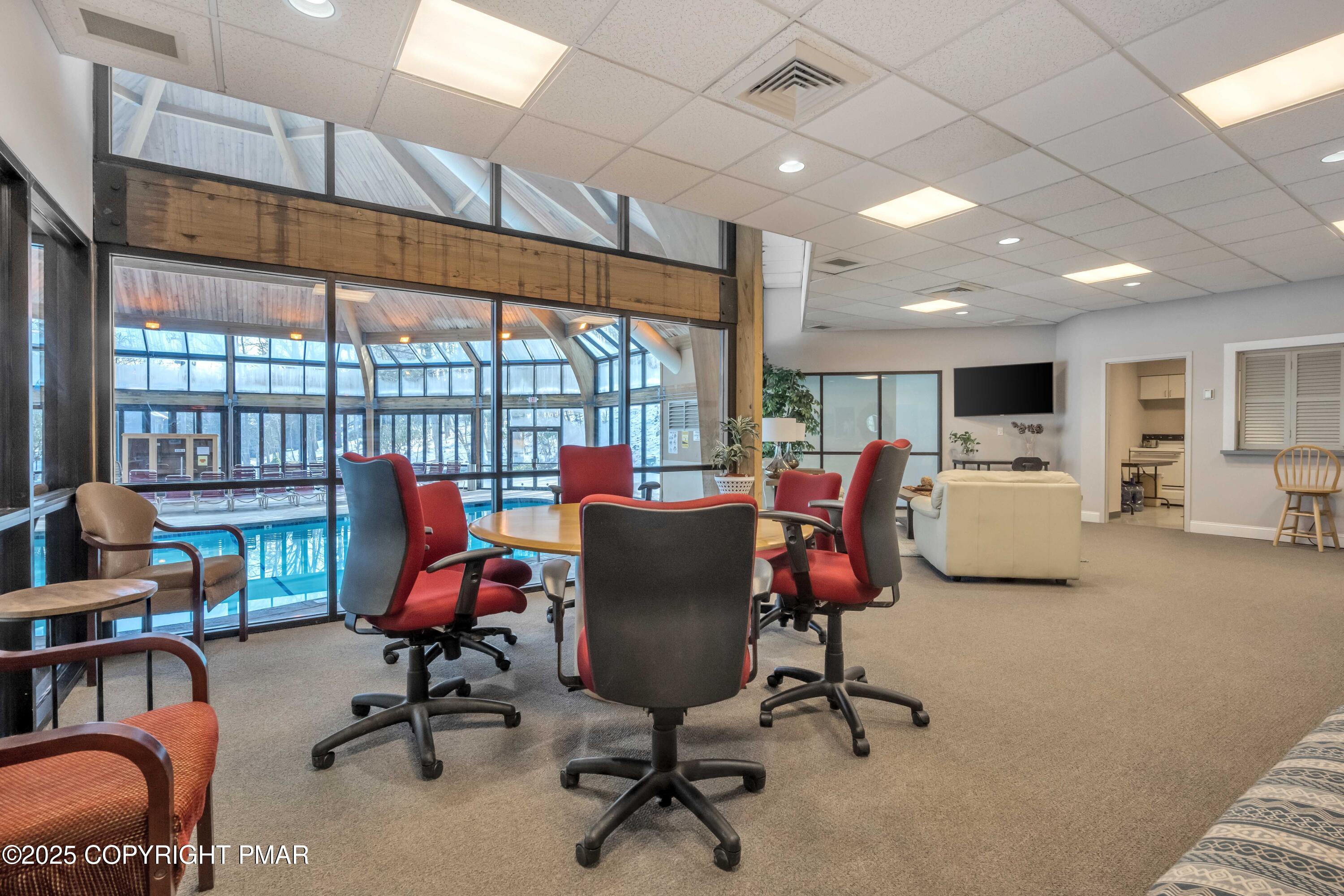 296 Overlook Way Tannersville, PA 18372 - Photo 44 of 44 a view of a livingroom with workspace and a window