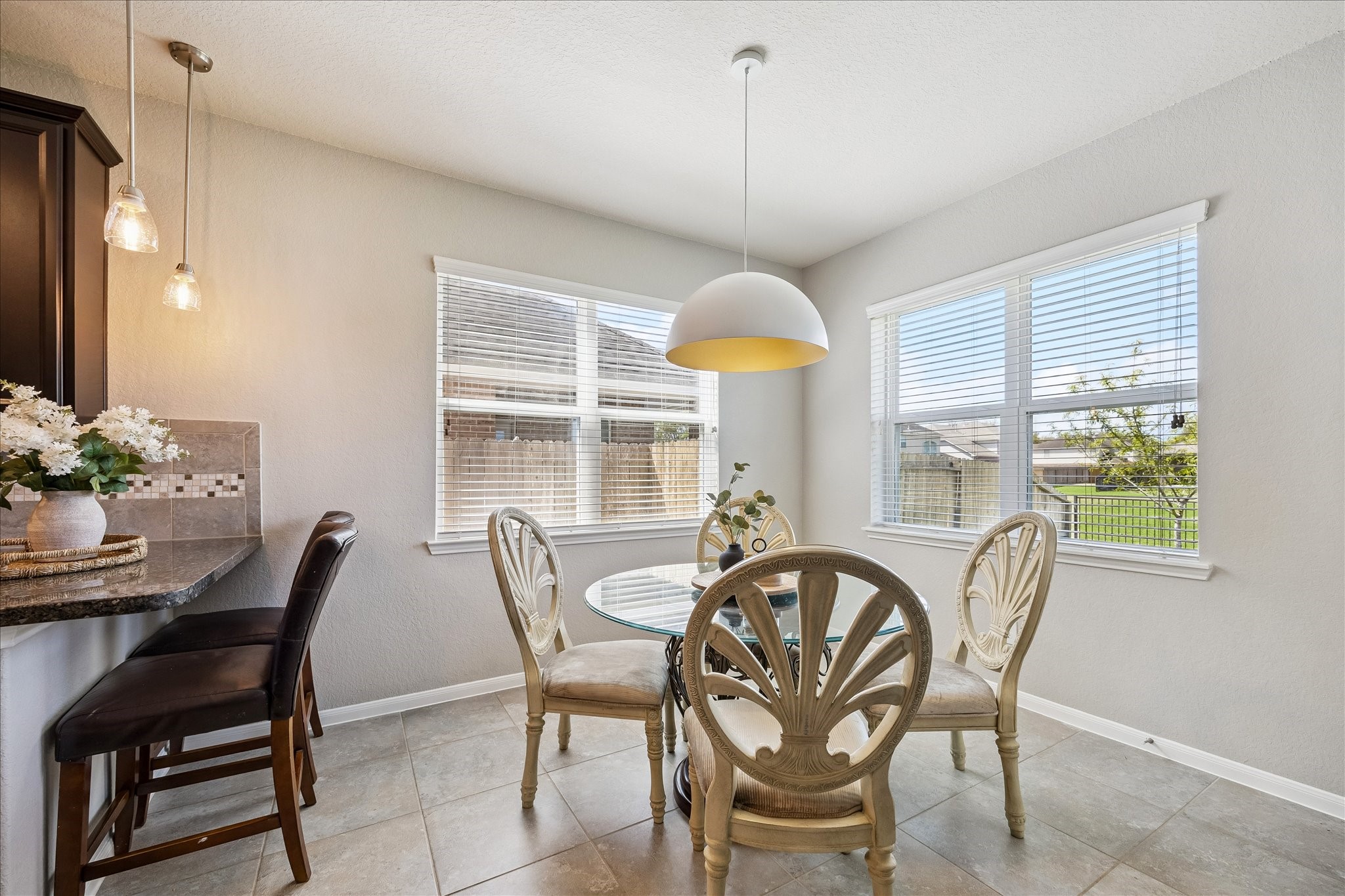 5922 Watford Bend Rosenberg, TX 77471 - Photo 22 of 34 a view of a dining room with furniture window and outside view
