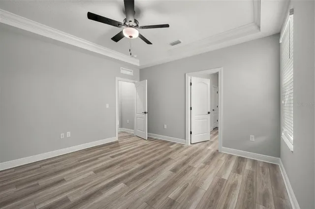 wooden floor in an empty room