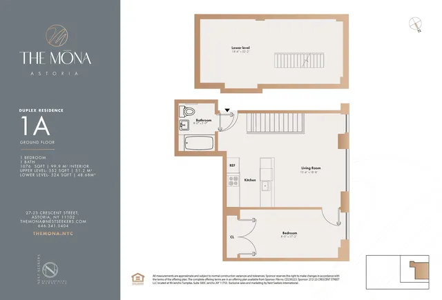 $875,000 | 27-23 Crescent Street, Unit 1A | Astoria