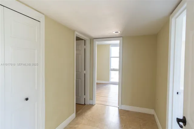 a view of an empty room