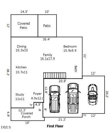 1110 Kimball Crest Court Fuquay-Varina, NC 27526 - Photo 38 of 40 KimballCrest - 1stFloor