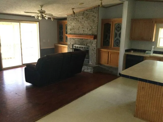 a bathroom with a tub and sink