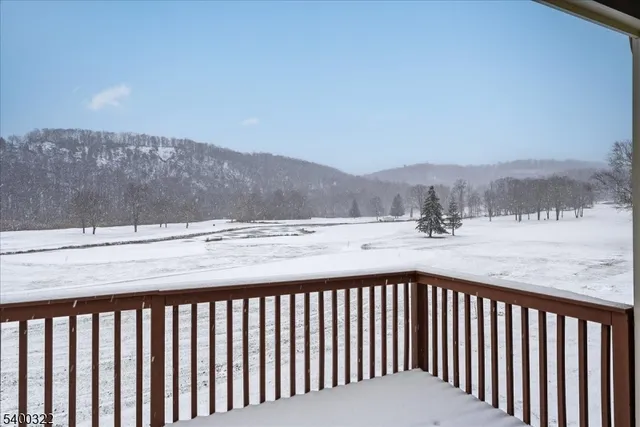 a view of mountain view from a balcony