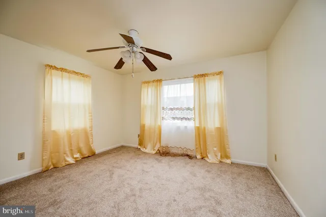 a view of an empty room