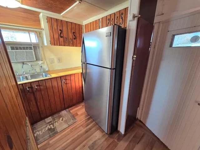 a view of kitchen and utility room