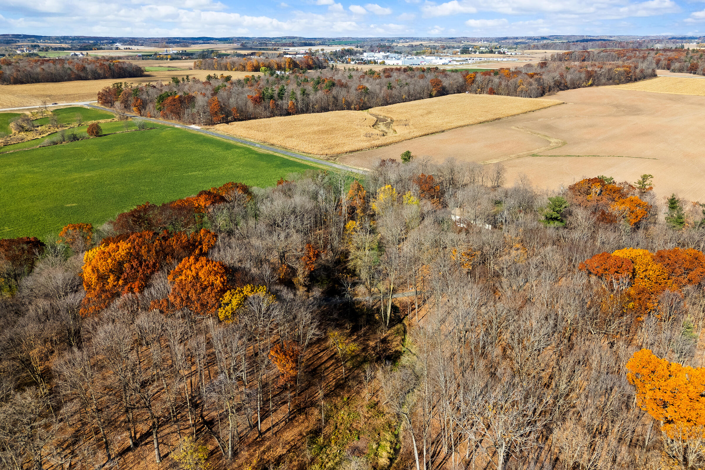 N6720 Hillside Road Sheboygan Falls, WI 53085 - Photo 23 of 28 Aerial View to Northwest