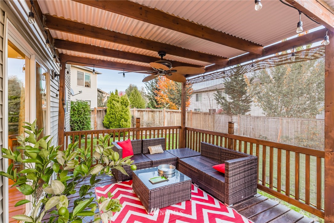 20426 Corbridge Road Southeast Monroe, WA 98272 - Photo 20 of 23 a view of city from balcony with furniture