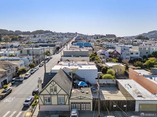 a view of a city from a terrace