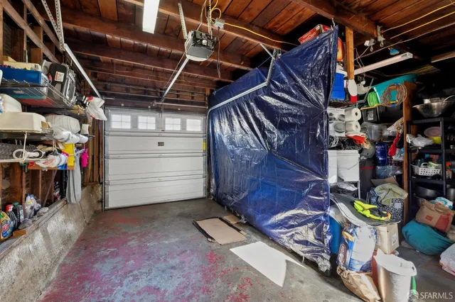 a view of storage and utility room
