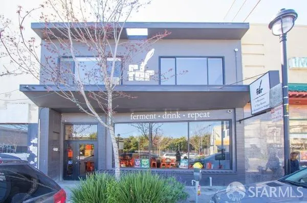 a sign that is on the side of a building