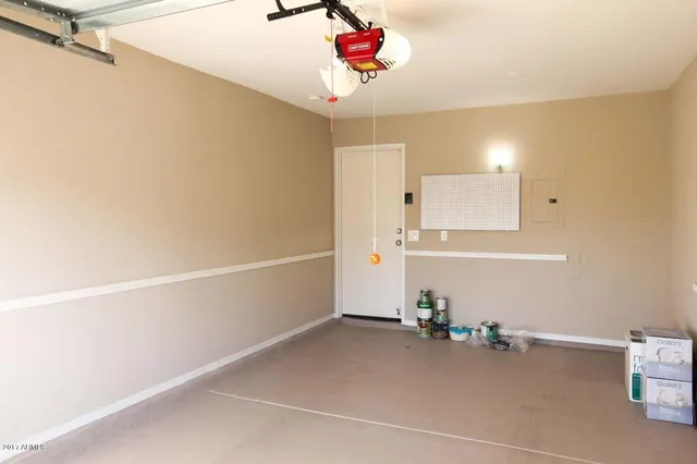 a view of a swimming pool with an outdoor space