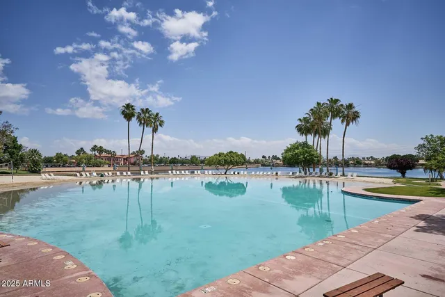 a house with trees in front of it