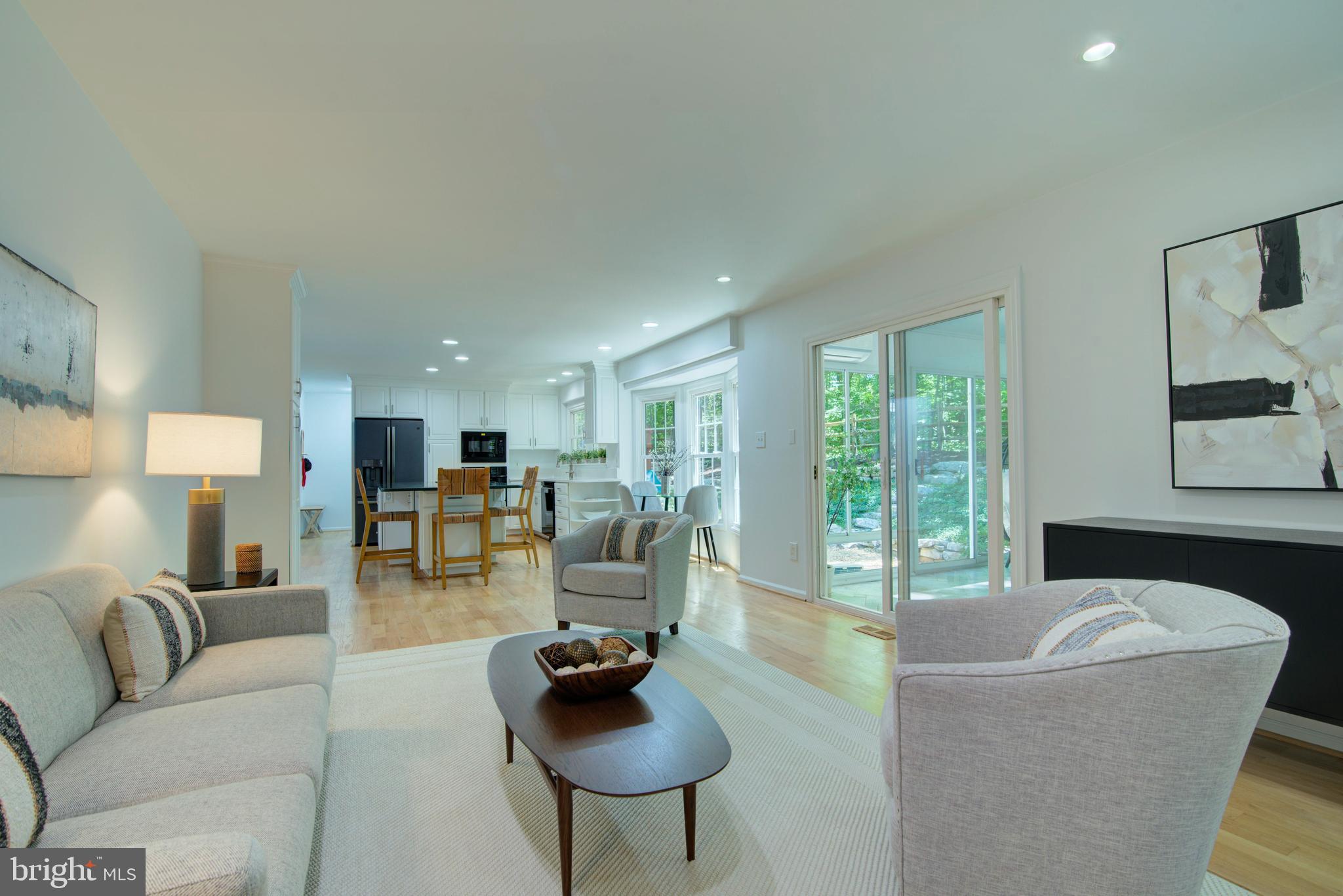 12029 Lake Newport Road Reston, VA 20194 - Photo 10 of 30 Family Room Views to Kitchen and Sunroom Access.