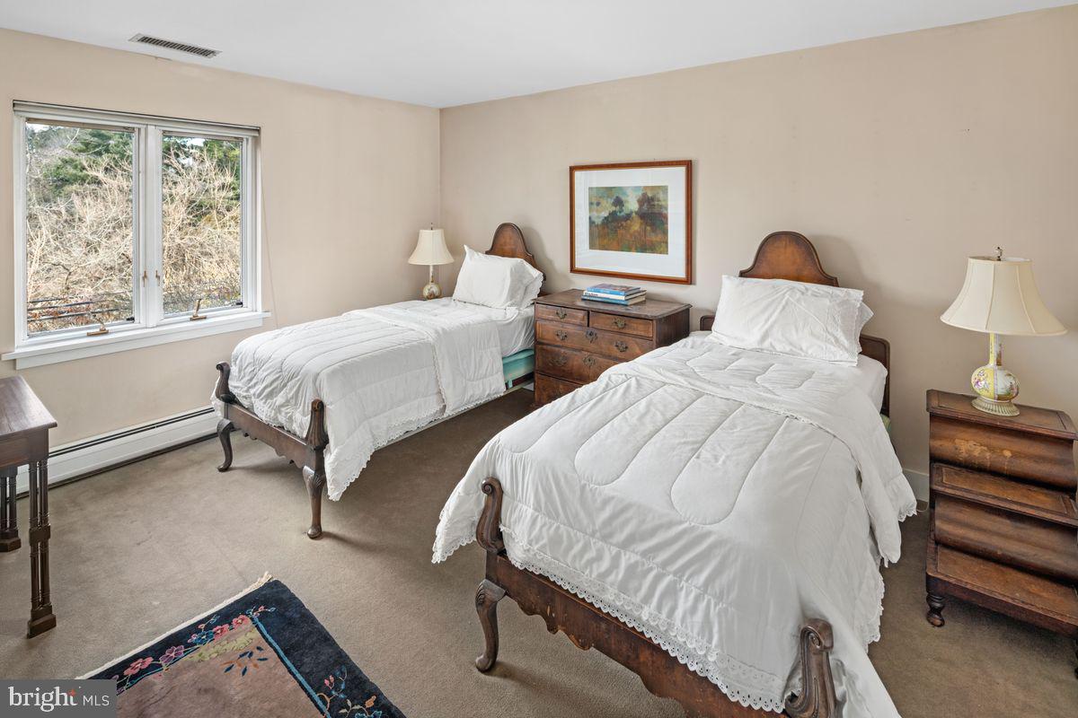 145 East Bells Mill Road Philadelphia, PA 19118 - Photo 30 of 38 a bedroom with two beds and a window