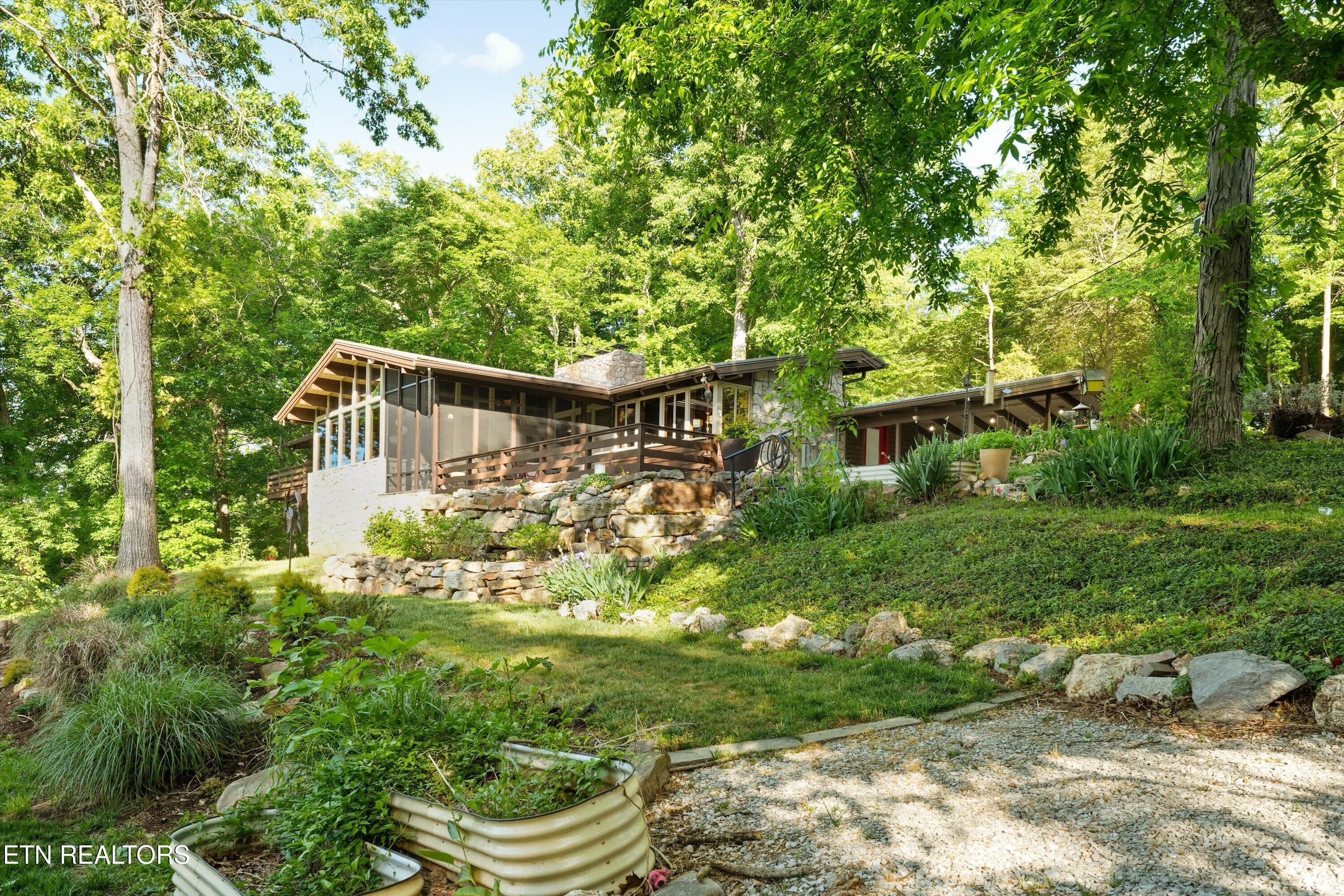 143 Old James Ferry Road Kingston, TN 37763 - Photo 39 of 60 Aerial View - Tiered Garden Area