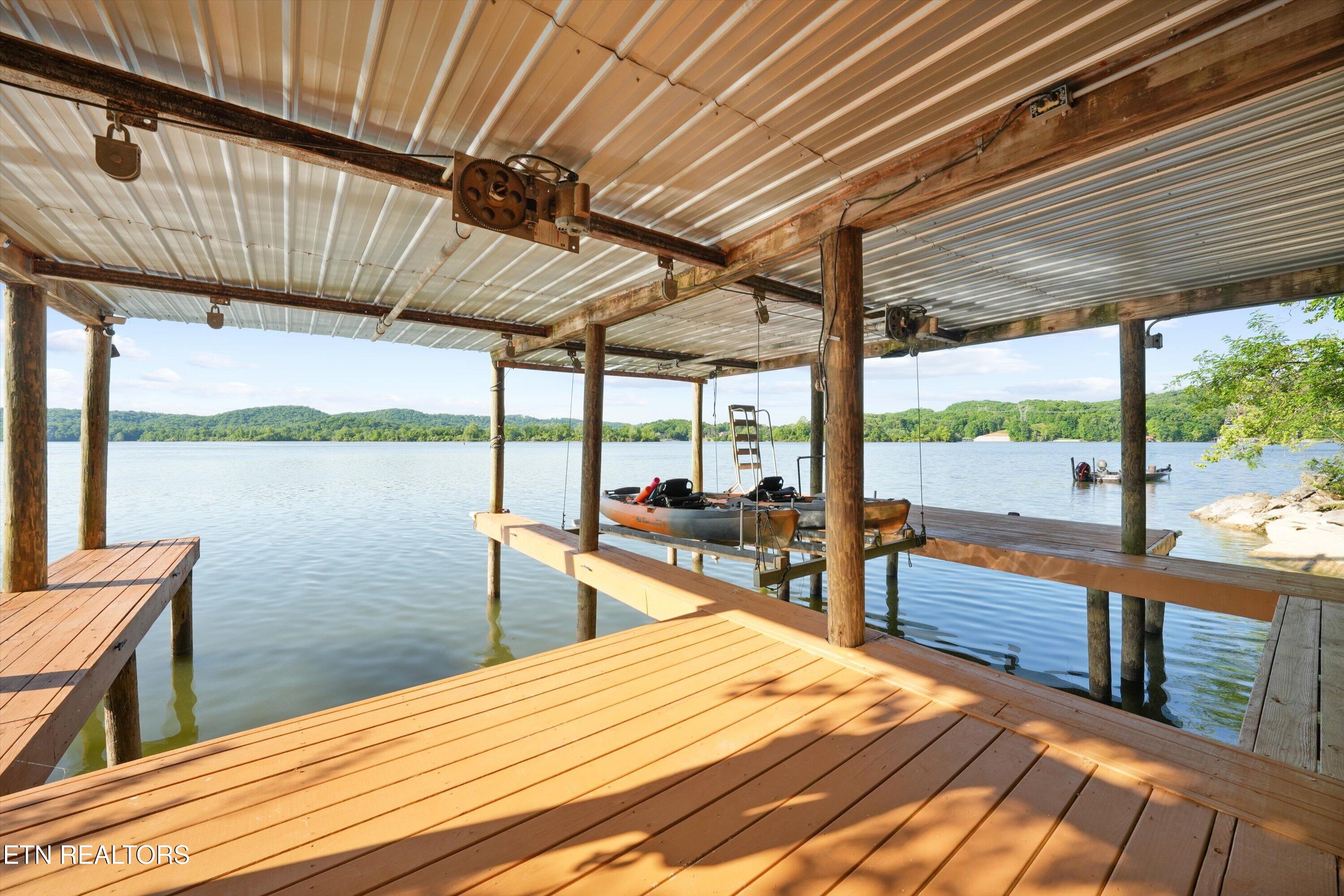 143 Old James Ferry Road Kingston, TN 37763 - Photo 56 of 60 2-Story Dock with Boat Lift