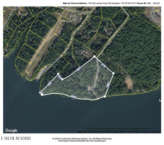 143 Old James Ferry Road Kingston, TN 37763 - Photo 7 of 60 CRS Data - Property Map for 143 Old Jame