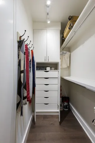 a view of storage and utility room