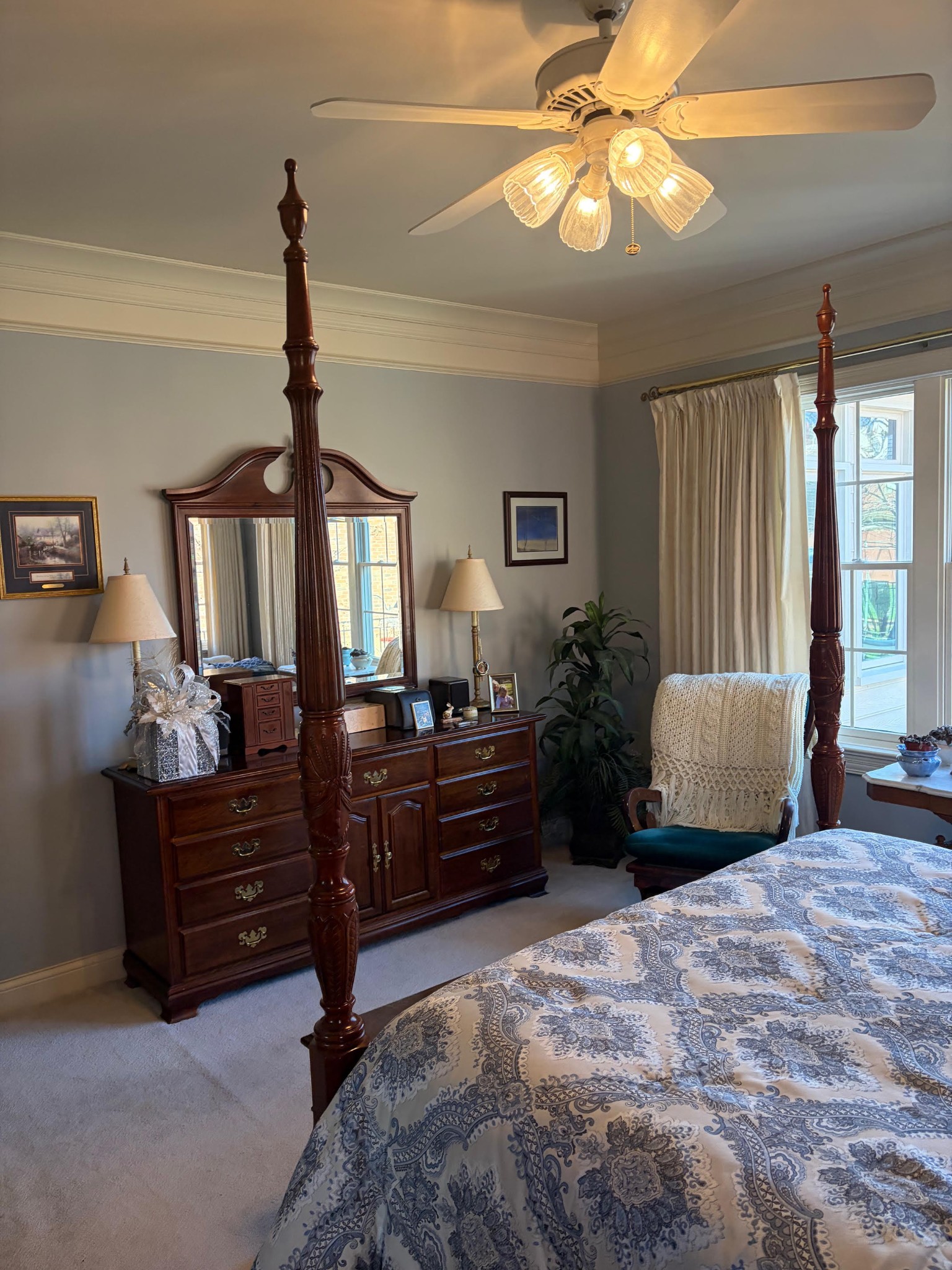 106 Hidden Point Hendersonville, TN 37075 - Photo 18 of 43 a bedroom with a bed and window