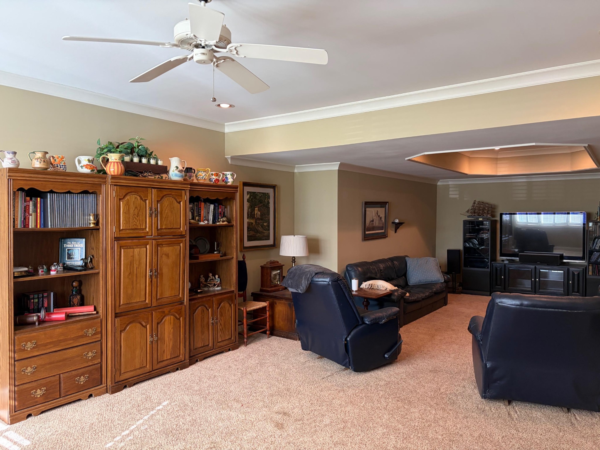 106 Hidden Point Hendersonville, TN 37075 - Photo 37 of 43 a living room with furniture a ceiling fan and a window