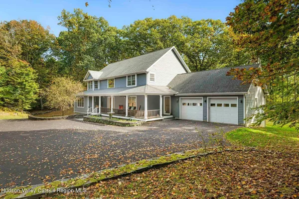 a house view with a garden space