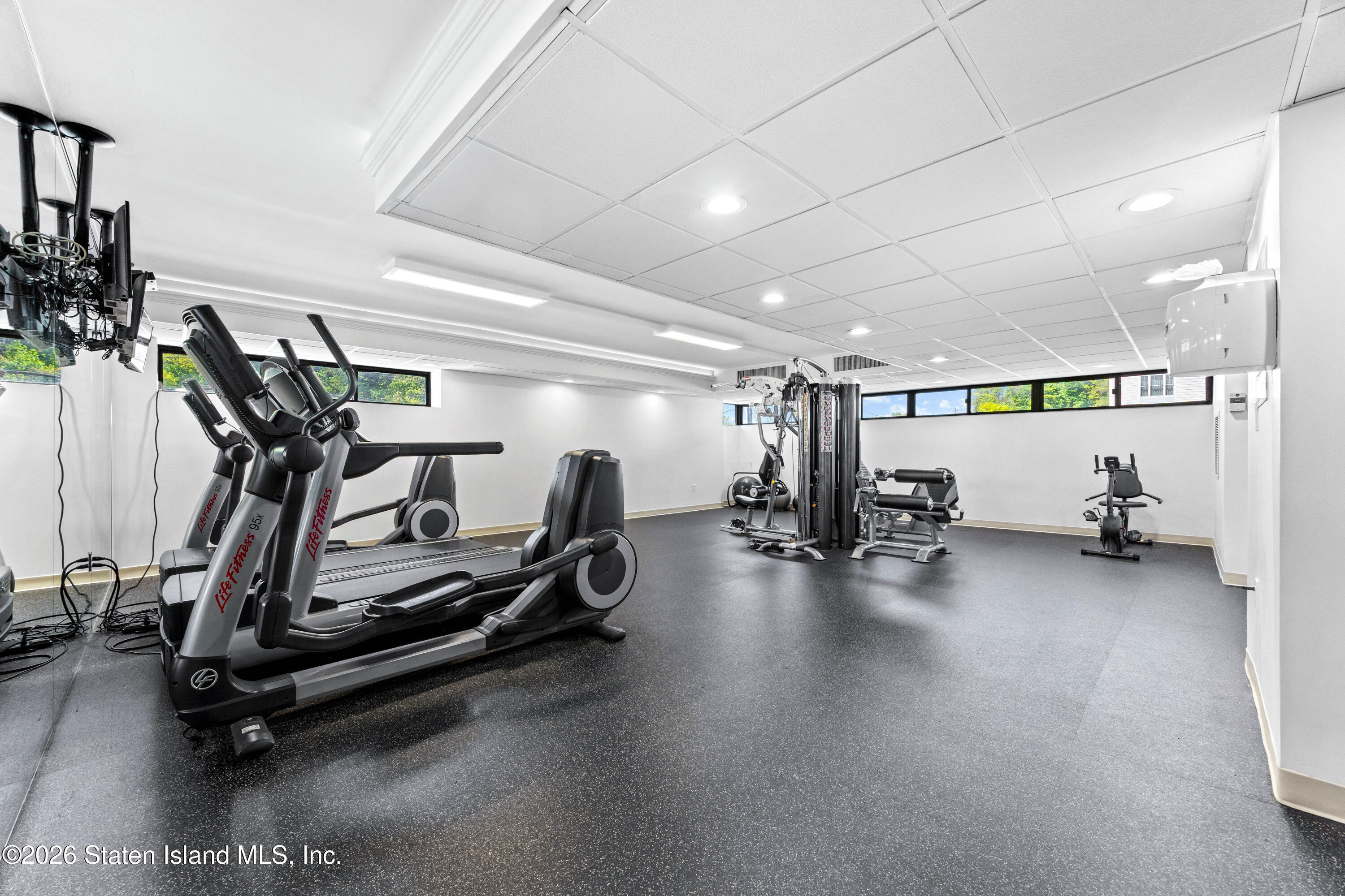 755 Narrows Road North, Unit 1014 Staten Island, NY 10304 - Photo 17 of 24 a view of a room with gym equipment