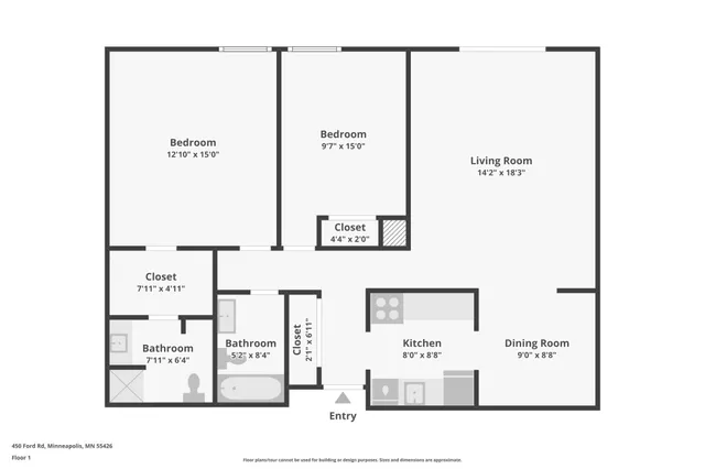 $185,000 | 450 Ford Road, Unit 111, St. Louis Park, MN 55426