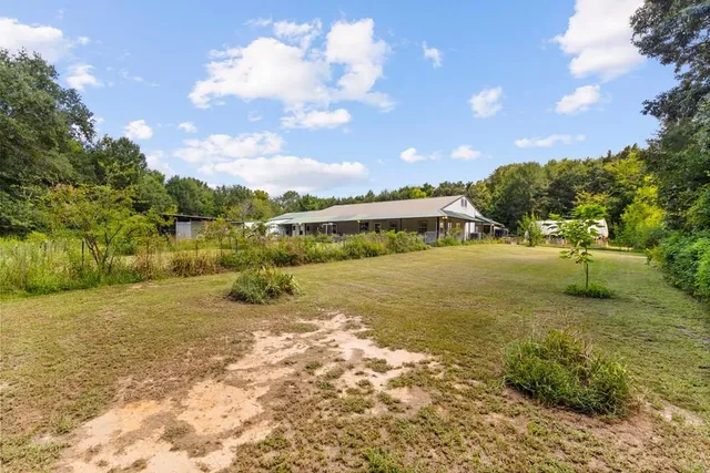 a view of a lake with houses