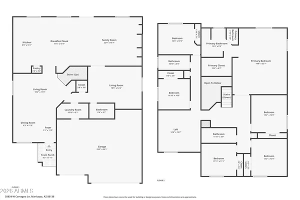 $435,000 | 35834 West Cartegna Lane, Maricopa, AZ 85138