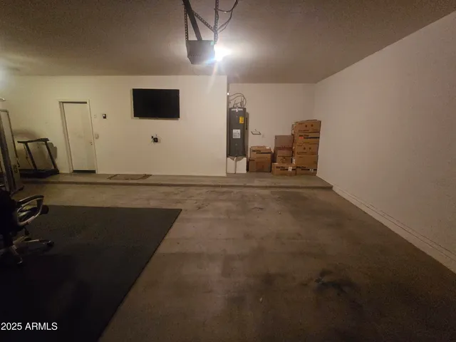 a view of a livingroom with a chair