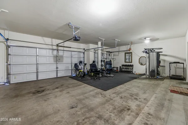 a view of a hallway with a livingroom