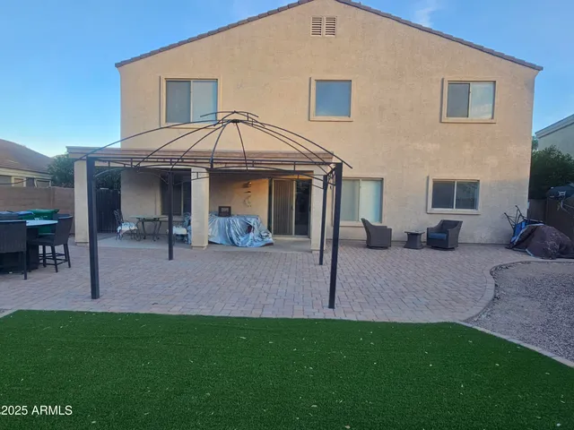 a outdoor space view with a sitting space