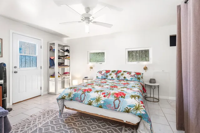 a bedroom with furniture and a couch