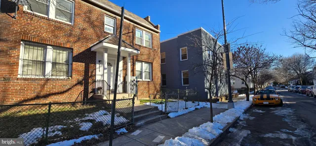 a view of building with outdoor space