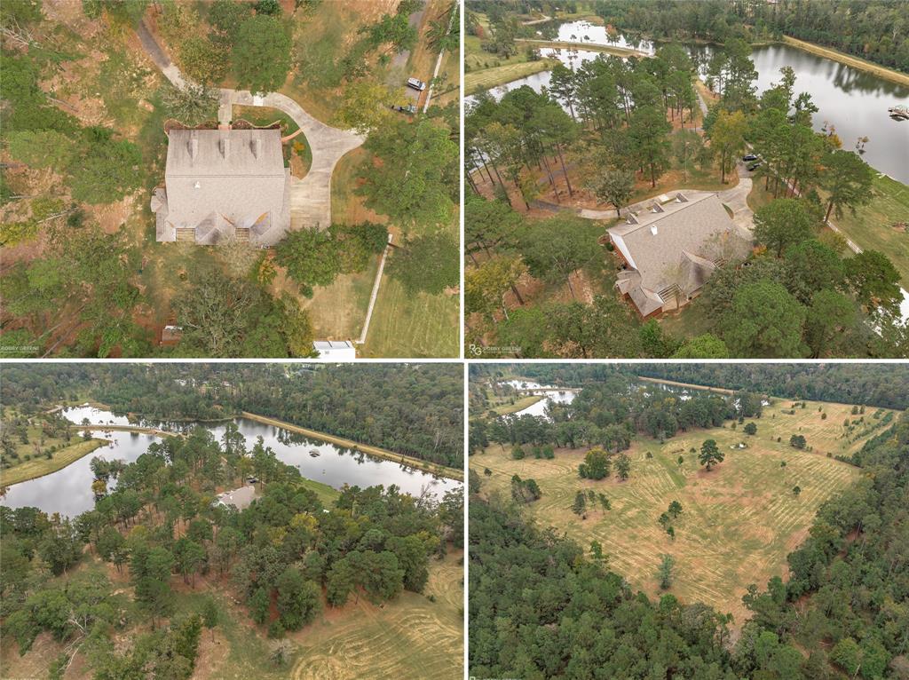 400 Crouch Road Benton, LA 71006 - Photo 7 of 40 Aerial overview of property's location featuring a large body of water and a tree filled landscape