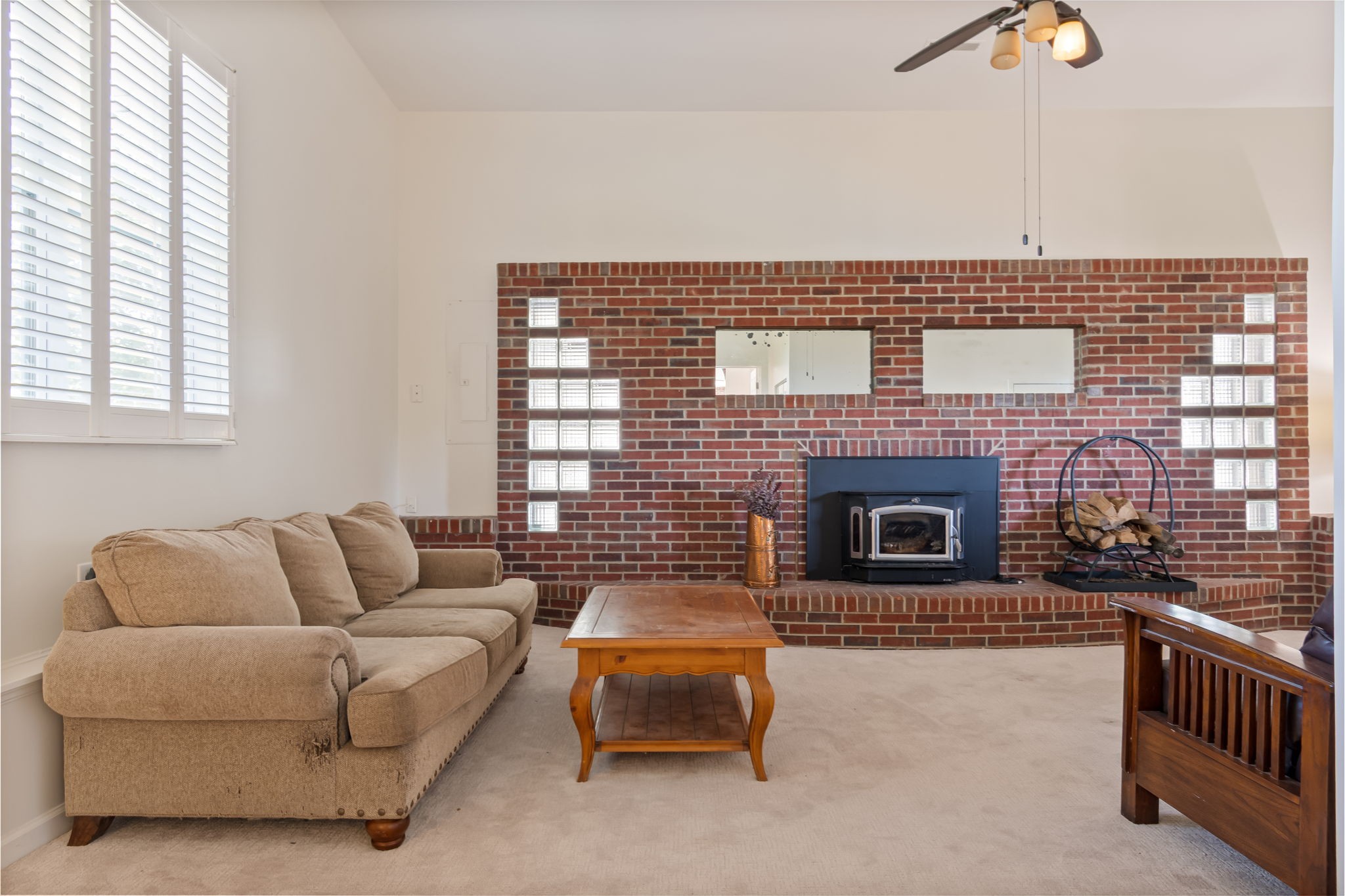 1979 Buck Daniels Road Culleoka, TN 38451 - Photo 26 of 61 a living room with furniture and a fireplace