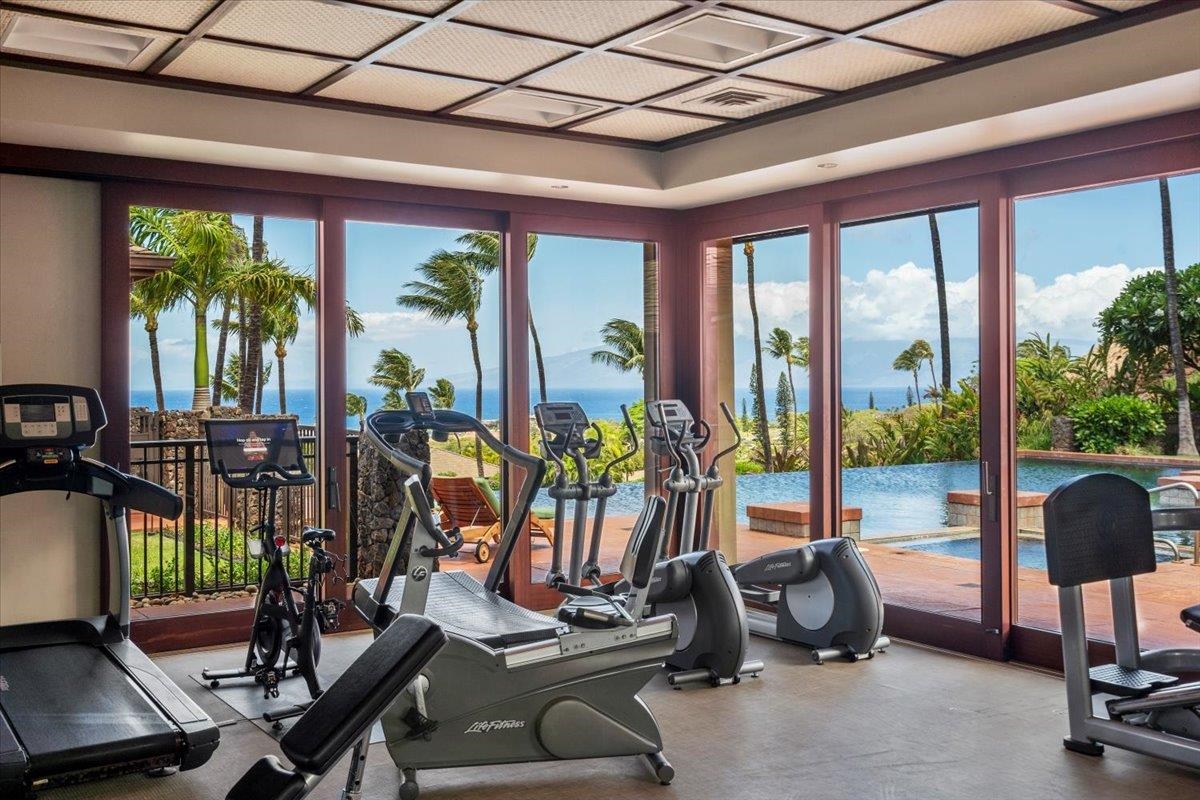 4 Anapuni Loop Lahaina, HI 96761 - Photo 38 of 44 a view of a room with gym equipment