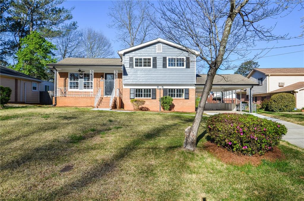 Stunning curb appeal!  The roof on this home is only 