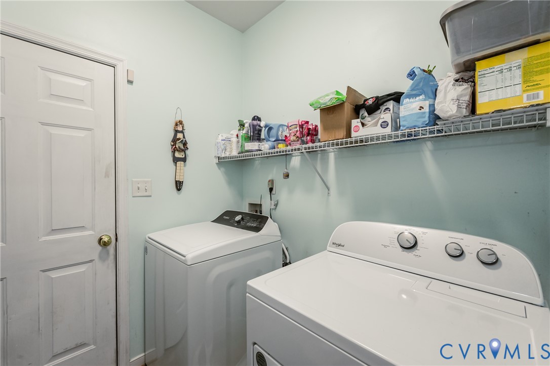 1113 Alcorn Terrace Midlothian, VA 23114 - Photo 28 of 44 a utility room with dryer and washer
