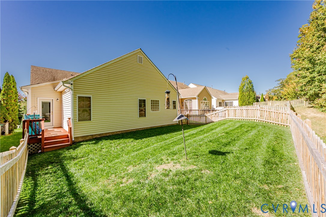 1113 Alcorn Terrace Midlothian, VA 23114 - Photo 41 of 44 a view of backyard of house with green space