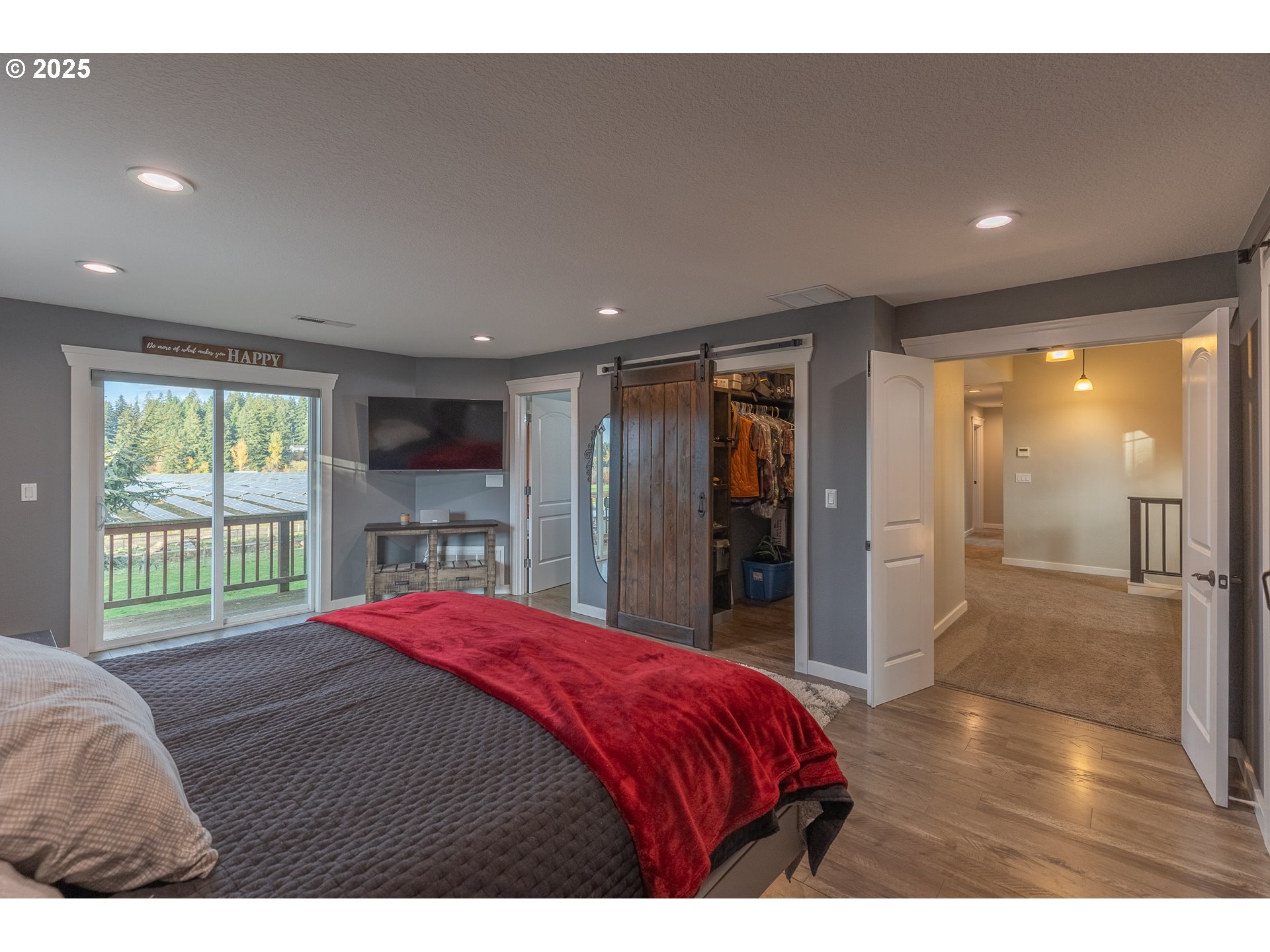 35645 Southeast Dunn Road Boring, OR 97009 - Photo 13 of 30 a bedroom with a bed and a large window