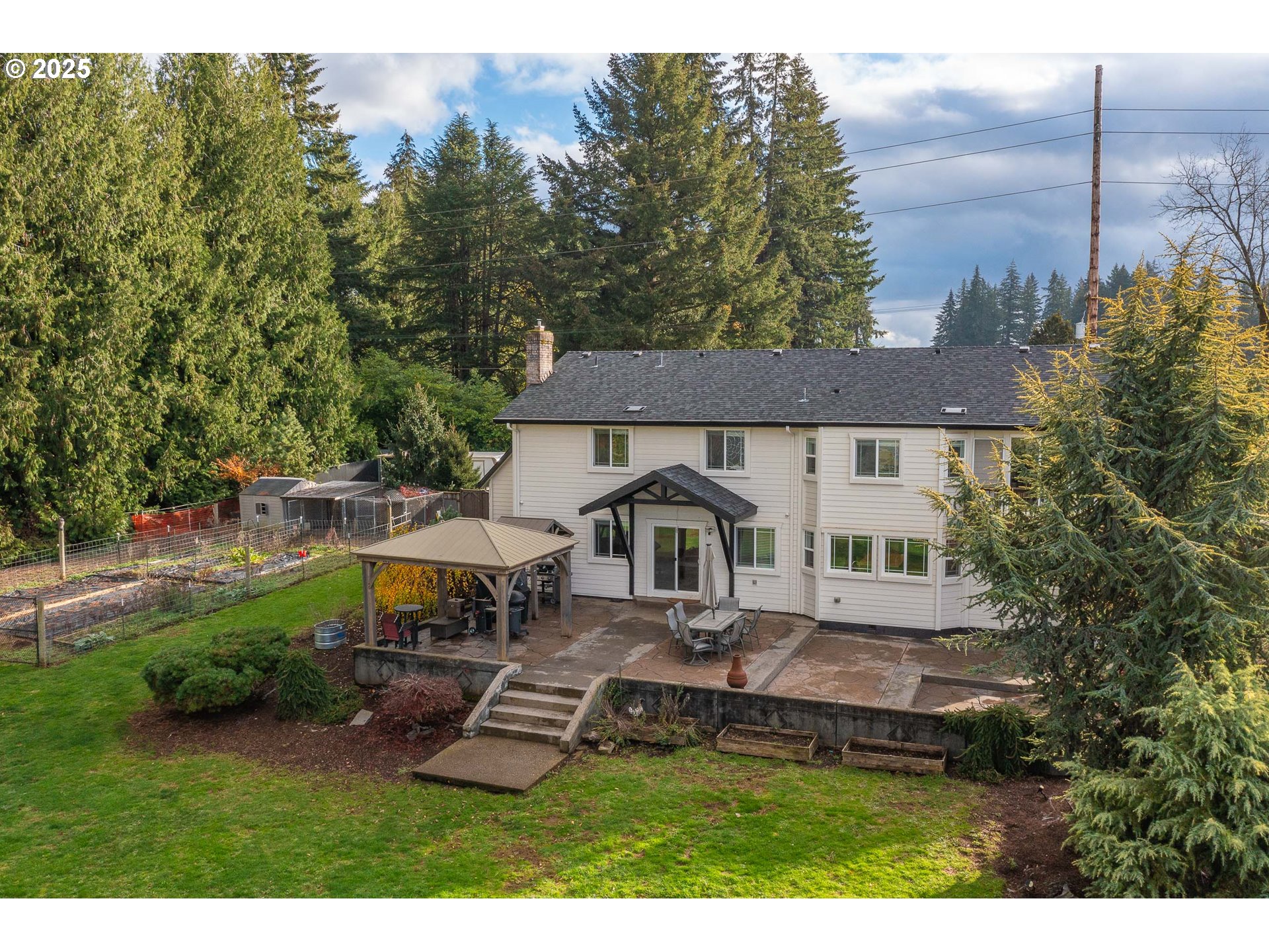 35645 Southeast Dunn Road Boring, OR 97009 - Photo 27 of 30 a aerial view of a house with garden